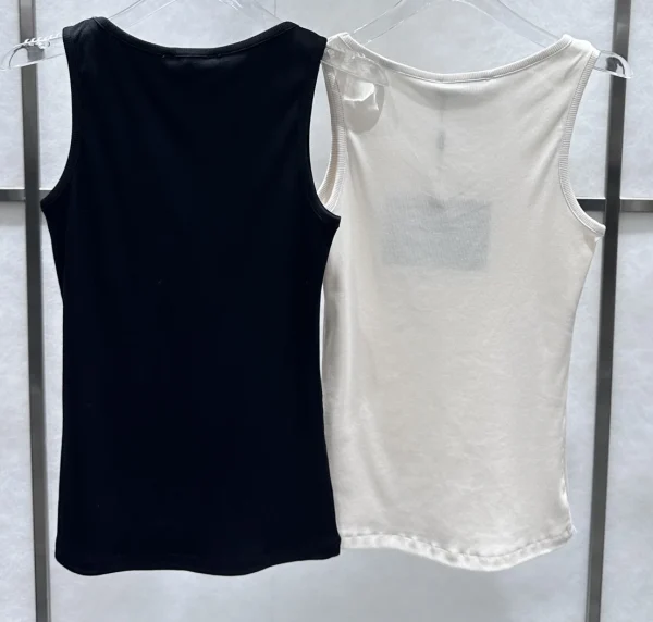 25 summer new women's clothing high-end quality pullover round neck fashionable short T-shirt versatile short strap