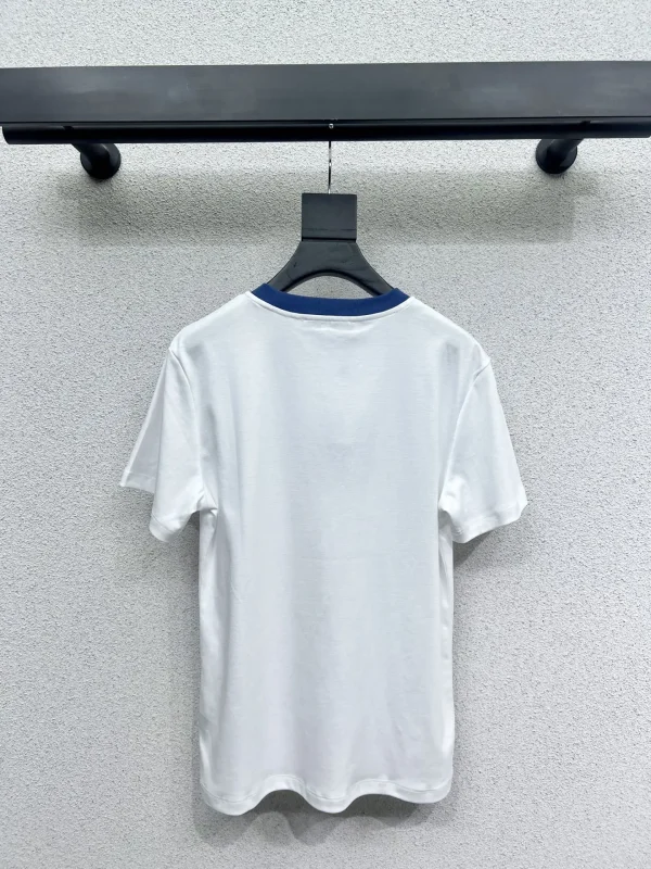 24 Spring/summer new printed women's short-sleeved fashion casual style round neck T-shirt top