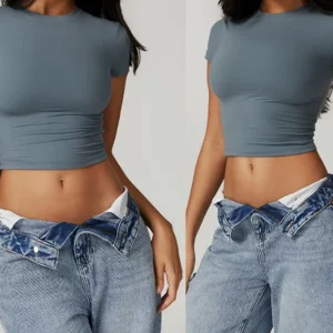 Hundreds of quick-drying fitness tops women Slim short running yoga clothing sports T-shirt short-sleeved